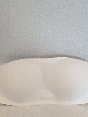 Victoria's Secret Strapless Smooth White Bandeau Bra